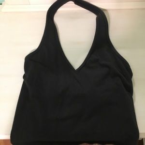 Cropped Black Hollister Halter